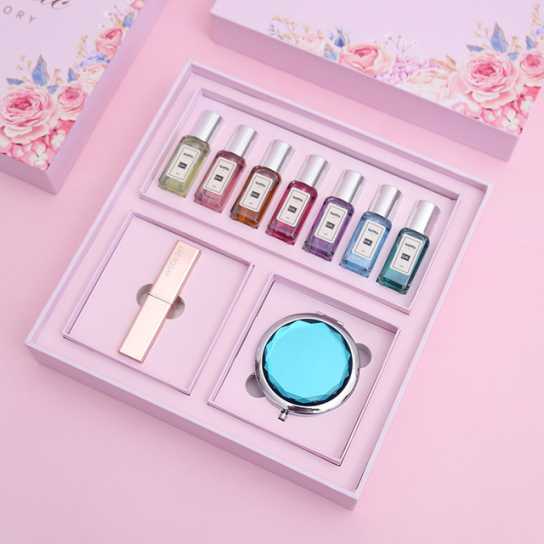情人节创意礼物一周口红七日耳钉项链套装礼盒送女生生日礼品
