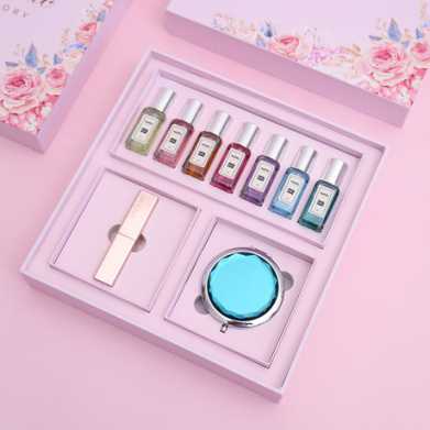 情人节创意礼物一周口红七日耳钉项链套装礼盒送女生生日礼品
