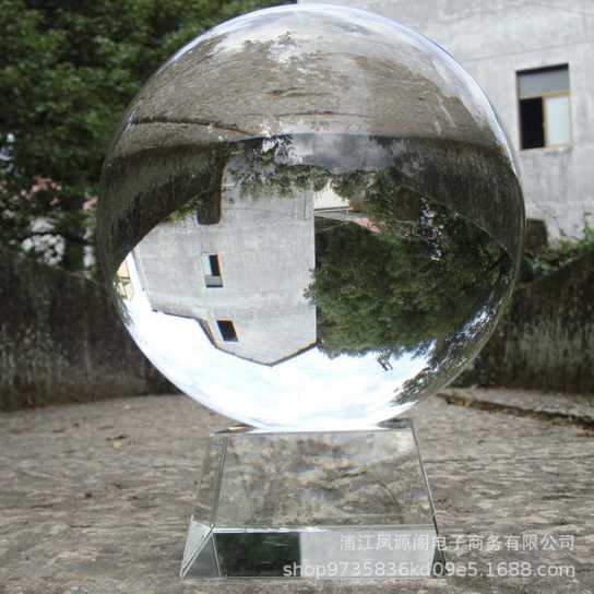 K9紫色透明水晶球摆件魔术球装饰品拍摄用具礼品