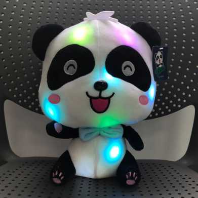 卡通情侣大眼害羞熊猫奇奇妙妙宝宝公仔儿童生日礼物玩具毛绒娃娃