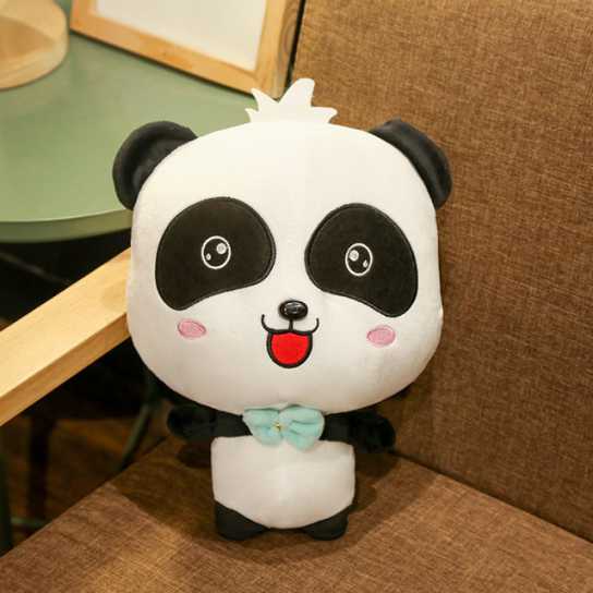 卡通情侣大眼害羞熊猫奇奇妙妙宝宝公仔儿童生日礼物玩具毛绒娃娃