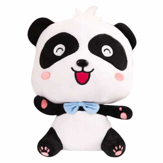 卡通情侣大眼害羞熊猫奇奇妙妙宝宝公仔儿童生日礼物玩具毛绒娃娃