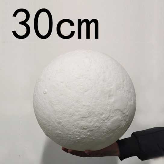 3D打印彩绘月球灯创意生日礼物注塑充电智能3d月亮灯夜灯