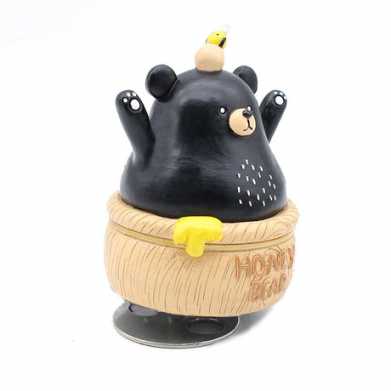 创意树脂卡通旋转音乐盒礼品摆件家居装饰工艺品
