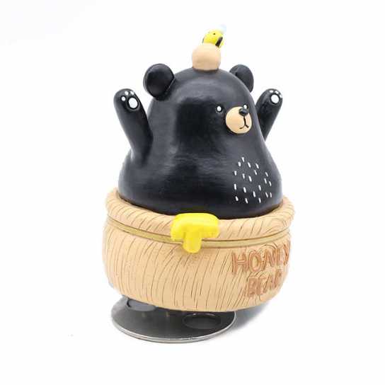 创意树脂卡通旋转音乐盒礼品摆件家居装饰工艺品