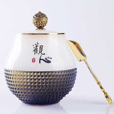 琉璃茶叶罐送老师退休实用礼物公司年会商务礼品纪念品