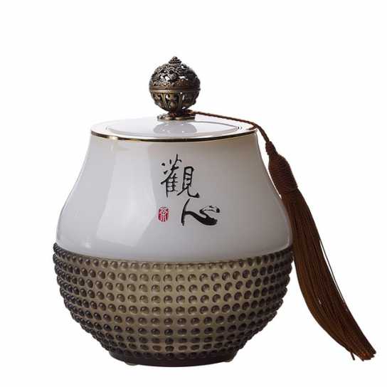 琉璃茶叶罐送老师退休实用礼物公司年会商务礼品纪念品
