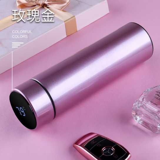 保温杯智能测温显示温度水杯不锈钢广告杯子创意商务礼品