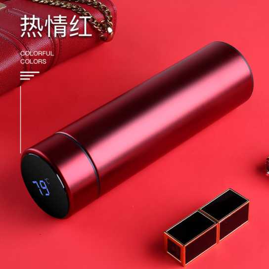 保温杯智能测温显示温度水杯不锈钢广告杯子创意商务礼品