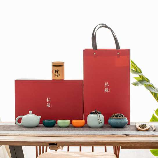 尊贵商务礼品陶瓷茶具套装创意房地产伴手礼