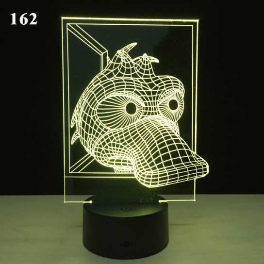 爆款妖精3d小夜灯led人体感应灯创意电子礼品usb触摸变色灯