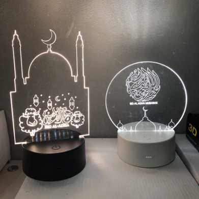 宰牲节小夜灯 新款多图案穆斯林古兰经装饰斋月礼品