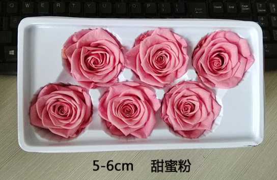 保鲜玫瑰永生花情人节礼盒圣诞节礼物生日礼品配材花4-5