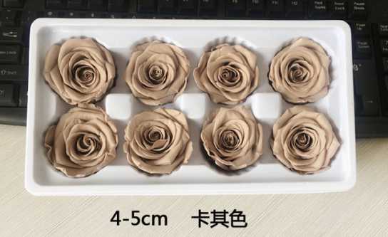 保鲜玫瑰永生花情人节礼盒圣诞节礼物生日礼品配材花4-5