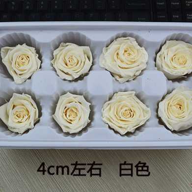 保鲜玫瑰永生花情人节礼盒圣诞节礼物生日礼品配材花4-5