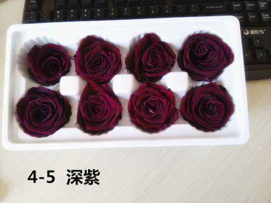 保鲜玫瑰永生花情人节礼盒圣诞节礼物生日礼品配材花4-5