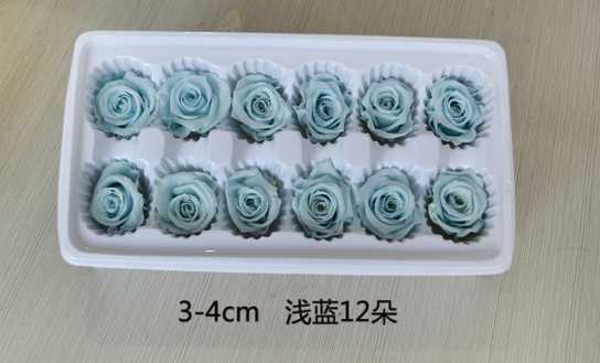 保鲜玫瑰永生花情人节礼盒圣诞节礼物生日礼品配材花4-5