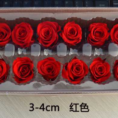 保鲜玫瑰永生花情人节礼盒圣诞节礼物生日礼品配材花4-5
