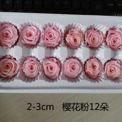 保鲜玫瑰永生花情人节礼盒圣诞节礼物生日礼品配材花4-5