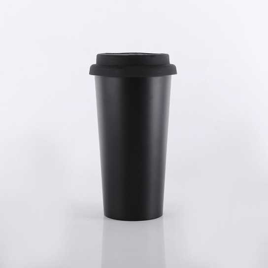 咖啡杯双层真空不锈钢水杯商务办公礼品保温杯