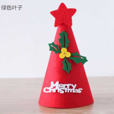 毛毡饰品 圣诞帽子 圣诞毛毡挂件 毛毡礼品