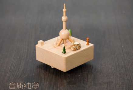 音乐盒八音盒 木质旋转木马 创意工艺礼品 圣诞儿童情人生日礼物