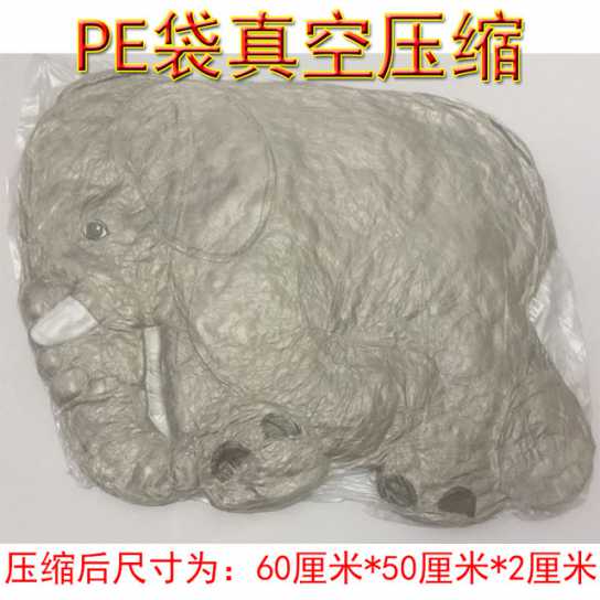 爆款大象公仔微信同款毛绒玩具安抚抱枕陪睡娃娃宝宝睡觉枕头